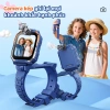 Kiumo Đồng Hồ Trẻ Em 4G GPS SOS Video HD Camera Kép Chống Nước Theo Dõi Sức Khỏe Cho Bé Trai Và Bé Gái 6-18 Tuổi 2