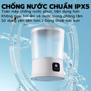 KOKIRA RH808 Máy giặt mini đồ lót bé – Kháng khuẩn 99%, Bảo hành 1 năm, Giá ưu đãi 390.000₫