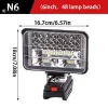 Kuzhen Cho Makita 18V Pin Li-ion LED Đèn Làm Việc 3 / 4 Inch Đèn Pin Di Động Khẩn Cấp Đèn Lũ Đèn Cắm Trại HOT 11
