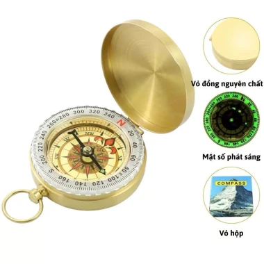 La Bàn Dạ Quang Chống Nước Giá Rẻ - Xác Định Hướng Nhanh Chuẩn 90k 8