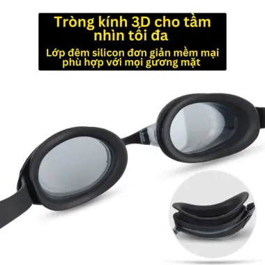 LemonBegin Basic 1 - Kính Bơi cao cấp Người Lớn Trẻ Em Nam Nữ, Chống Nước, Chống Sương Mù 4