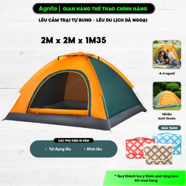 Lều Cắm Trại Agnite Tự Bung Chống Nước Thoáng Khí Giá Rẻ 328500đ 10 Lều Cắm Trại Agnite Tự Bung Chống Nước Thoáng Khí Giá Rẻ 328500đ 10