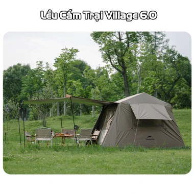 Lều cắm trại Naturehike Village 6.0 tự bung 2 lớp siêu rộng giá rẻ 4