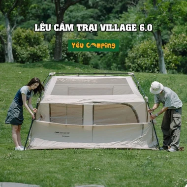 Lều cắm trại Naturehike Village 6.0 tự bung 2 lớp siêu rộng giá rẻ 7