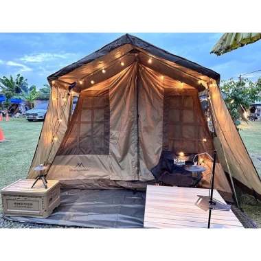 Lều Glamping Biệt thự 5-8 người MOUNTAINHIKER Siêu Cấp Cắm Trại Camping Giá Rẻ 6 triệu 5 Lều Glamping Biệt thự 5-8 người MOUNTAINHIKER Siêu Cấp Cắm Trại Camping Giá Rẻ 6 triệu 5