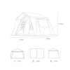 Lều Glamping Biệt thự 5-8 người MOUNTAINHIKER Siêu Cấp Cắm Trại Camping Giá Rẻ 6 triệu 10
