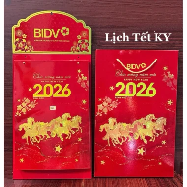 Lịch BIDV 2026 GIÁ CỰC SỐC - 66k! Lịch Ngân Hàng BIDV Size Lớn 26x38cm & 16x24cm 2 Lịch BIDV 2026 GIÁ CỰC SỐC - 66k! Lịch Ngân Hàng BIDV Size Lớn 26x38cm & 16x24cm 2