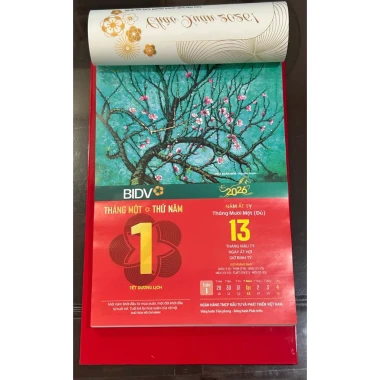 Lịch BIDV 2026 GIÁ CỰC SỐC - 66k! Lịch Ngân Hàng BIDV Size Lớn 26x38cm & 16x24cm 4 Lịch BIDV 2026 GIÁ CỰC SỐC - 66k! Lịch Ngân Hàng BIDV Size Lớn 26x38cm & 16x24cm 4