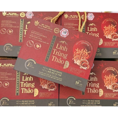 LINH TRÙNG THẢO 50 viên - Hỗ trợ ăn ngủ ngon, bồi bổ cơ thể, tăng đề kháng - Chỉ 380.000đ LINH TRÙNG THẢO 50 viên - Hỗ trợ ăn ngủ ngon, bồi bổ cơ thể, tăng đề kháng - Chỉ 380.000đ