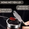 Lọ gia vị thuỷ tinh borosilicate cao cấp và an toàn, nắp phẳng bật kèm muỗng bằng inox 304 PHALEDO P-0328 4