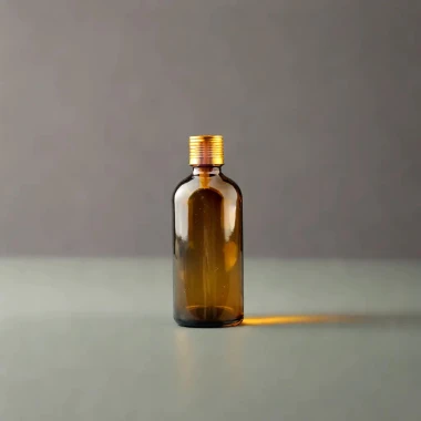 Lọ Tinh Dầu Thủy Tinh Nâu 5-100ml Giá Rẻ - Nắp Nhôm Vàng Chất Lượng Cao 4