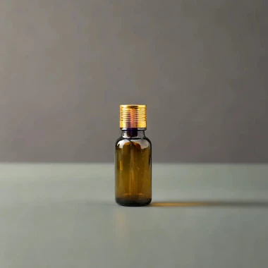 Lọ Tinh Dầu Thủy Tinh Nâu 5-100ml Giá Rẻ - Nắp Nhôm Vàng Chất Lượng Cao 9