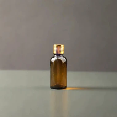 Lọ Tinh Dầu Thủy Tinh Nâu 5-100ml Giá Rẻ - Nắp Nhôm Vàng Chất Lượng Cao 10