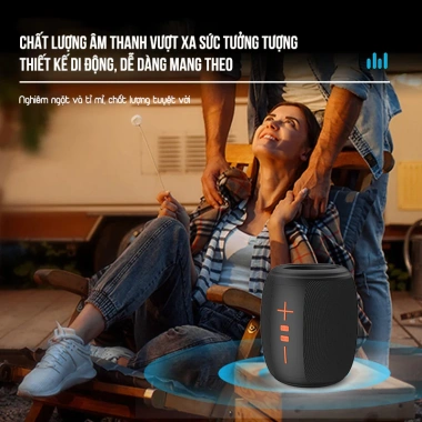 Loa Bluetooth Chống Nước KA-8.596 50W Không Dây - Bass Căng, Thời Gian Phát 5-6h