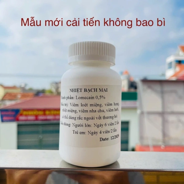 Hình ảnh sản phẩm Lomecain Nhiệt Bạch Mai Lọ 500v Nhiệt Miệng - Giảm giá 350k, làm sạch nhanh