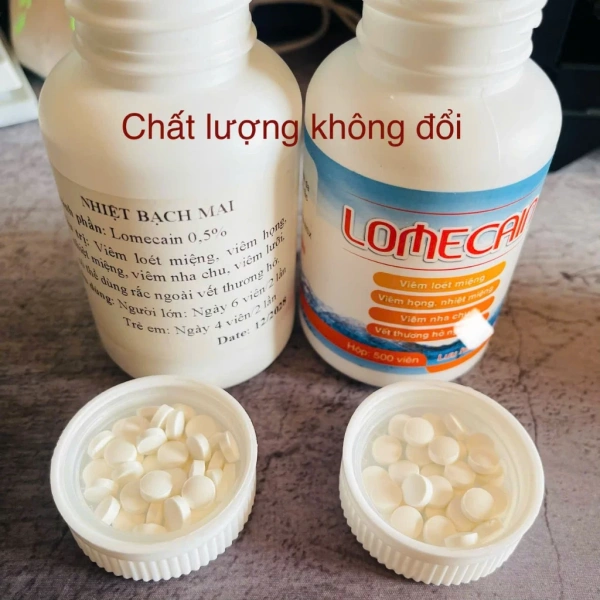 Hình ảnh sản phẩm Lomecain Nhiệt Bạch Mai Lọ 500v Nhiệt Miệng - Giảm giá 350k, làm sạch nhanh