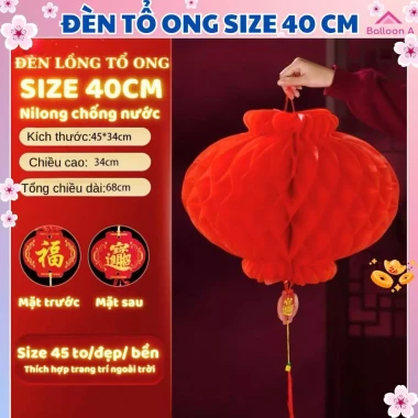 Lồng Đèn Tổ Ong Đỏ Treo Trang Trí Tết 2025 Giá Rẻ Chỉ 28500đ - Mua 50-100 Cái 10 Lồng Đèn Tổ Ong Đỏ Treo Trang Trí Tết 2025 Giá Rẻ Chỉ 28500đ - Mua 50-100 Cái 10