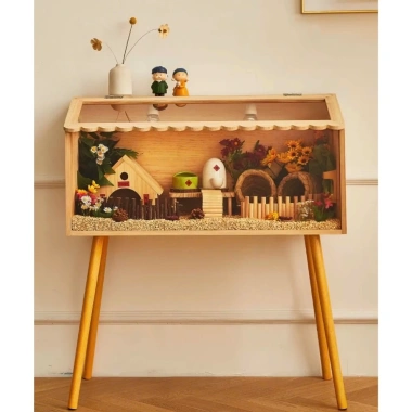 Lồng nuôi gà, chuột, chim, bò sát đa năng bằng gỗ mica 40‑80cm – Giá giảm còn 449.000 VND