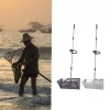 LOVIVER Cát Bọ chét Rake Lớn Sifting Cao Cấp Thép Carbon Tay Cầm Kính Thiên Văn Thú Cưng Tiện Lợi Poop Xẻng Kitty Kim Loại Cát Sifter 3