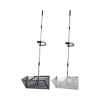 LOVIVER Cát Bọ chét Rake Lớn Sifting Cao Cấp Thép Carbon Tay Cầm Kính Thiên Văn Thú Cưng Tiện Lợi Poop Xẻng Kitty Kim Loại Cát Sifter 4