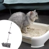LOVIVER Cát Bọ chét Rake Lớn Sifting Cao Cấp Thép Carbon Tay Cầm Kính Thiên Văn Thú Cưng Tiện Lợi Poop Xẻng Kitty Kim Loại Cát Sifter 6
