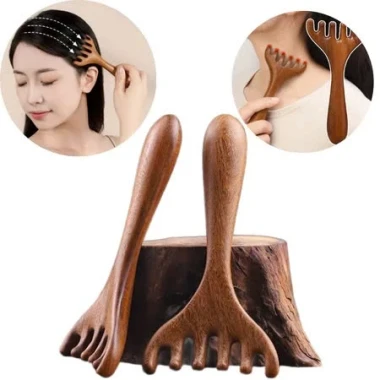 Lược Massage Gỗ Đàn Hương 6 Móng Giảm Stress, Mỏi Cổ Vai Gáy, Giá Cực Sốc Chỉ 29.601₫ 3 Lược Massage Gỗ Đàn Hương 6 Móng Giảm Stress, Mỏi Cổ Vai Gáy, Giá Cực Sốc Chỉ 29.601₫ 3