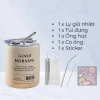 Ly Giữ Nhiệt Iced Americano Inox 304 600ml/300ml, Cốc Giữ Nhiệt 12h -Giữ Nóng, Giữ Lanh - Không Đổ Mồ Hôi 12