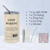 Ly Giữ Nhiệt Iced Americano Inox 304 600ml/300ml, Cốc Giữ Nhiệt 12h -Giữ Nóng, Giữ Lanh - Không Đổ Mồ Hôi 18