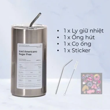 Ly Giữ Nhiệt Iced Americano Inox 304 600ml/300ml, Cốc Giữ Nhiệt 12h -Giữ Nóng, Giữ Lanh - Không Đổ Mồ Hôi 19 Ly Giữ Nhiệt Iced Americano Inox 304 600ml/300ml, Cốc Giữ Nhiệt 12h -Giữ Nóng, Giữ Lanh - Không Đổ Mồ Hôi 19