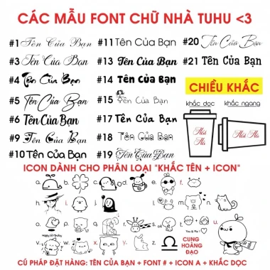 Ly giữ nhiệt khắc tên 710ml inox 316 charm + ống hút - Giá 150.000 - TUHUHOUSE