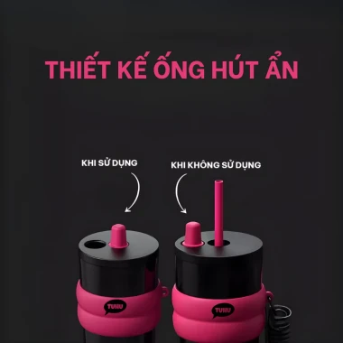 Ly giữ nhiệt khắc tên 710ml inox 316 charm + ống hút - Giá 150.000 - TUHUHOUSE