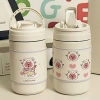 Ly giữ nhiệt Little Beaver bé gái - Thiết kế cao cấp cho THCS, THPT, kèm ống hút