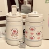 Ly giữ nhiệt Little Beaver bé gái - Thiết kế cao cấp cho THCS, THPT, kèm ống hút 5