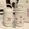 Ly giữ nhiệt Little Beaver bé gái - Thiết kế cao cấp cho THCS, THPT, kèm ống hút 6