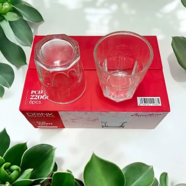 Ly Thủy Tinh 8 Cạnh 305ml - Set 6 Ly Uống Nước, Bia, Cafe Giá Cực Sốc 61400đ 4 Ly Thủy Tinh 8 Cạnh 305ml - Set 6 Ly Uống Nước, Bia, Cafe Giá Cực Sốc 61400đ 4