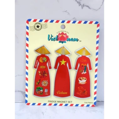 MAGNET SÉT 3 CHIẾC NAM CHÂM DÍNH TỦ LẠNH HÌNH ẢNH SAPA HÀ NỘI HẠ LONG PHONG CẢNH VIỆT NAM - QUÀ TẶNG (MAGNET VIỆT) 4