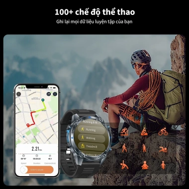 MAJDOMO Đồng Hồ Thông Minh GPS Pro AMOLED 1.43 inch 5ATM 100 chế độ thể thao - Ưu đãi 1.648.500 VND 5