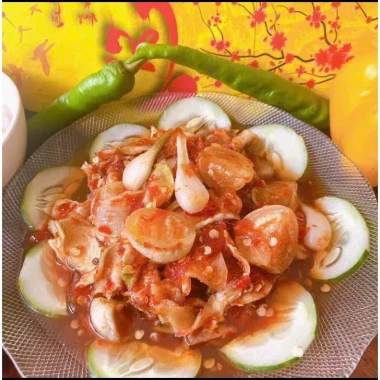 Mắm Dưa Cà Đu Đủ Giòn Tan Huế - Đặc Sản Chuẩn Ngon Vị, 1kg, Giá Tốt 37000đ 5