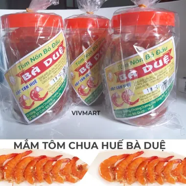Mắm Tôm Chua Huế Bà Duệ Tôm Nõn Bỏ Đầu 400gr Giảm Giá Còn 49500đ 2