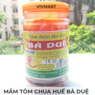Mắm Tôm Chua Huế Bà Duệ Tôm Nõn Bỏ Đầu 400gr Giảm Giá Còn 49500đ 4