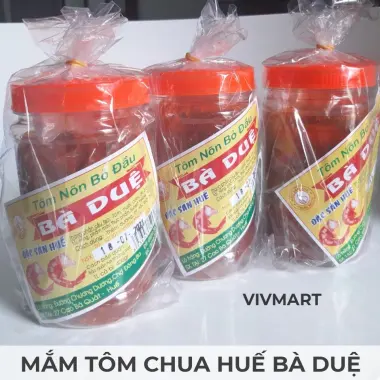 Mắm Tôm Chua Huế Bà Duệ Tôm Nõn Bỏ Đầu 400gr Giảm Giá Còn 49500đ 6