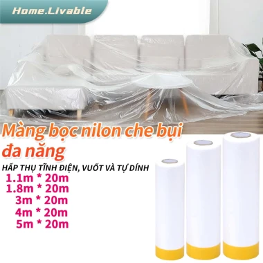 Màng Nilon Che Bụi Đa Năng 5M*20M Dày Chất Lượng - Giảm 7500đ, Giá Chỉ 29000đ 2 Màng Nilon Che Bụi Đa Năng 5M*20M Dày Chất Lượng - Giảm 7500đ, Giá Chỉ 29000đ 2
