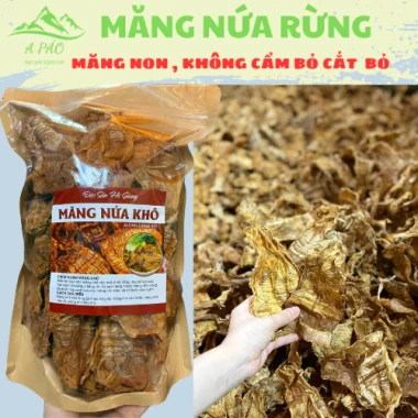Măng nứa rừng Hà Giang sấy khô loại 1 dai giòn, giá rẻ chỉ 120k - Măng non tươi tuyển chọn 2