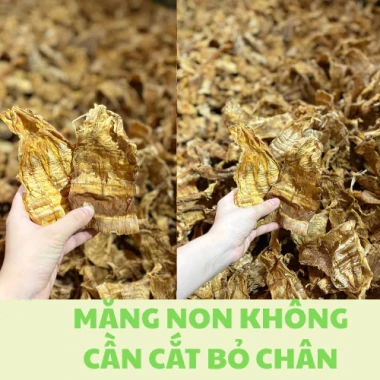 Măng nứa rừng Hà Giang sấy khô loại 1 dai giòn, giá rẻ chỉ 120k - Măng non tươi tuyển chọn 4