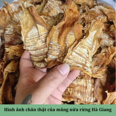 Măng nứa rừng Hà Giang sấy khô loại 1 dai giòn, giá rẻ chỉ 120k - Măng non tươi tuyển chọn 6