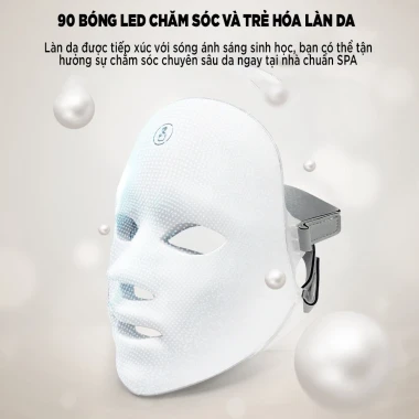 Mặt Nạ Ánh Sáng Sinh Học 7 Màu Chính Hãng - Giảm 53k Còn 179k 10 Mặt Nạ Ánh Sáng Sinh Học 7 Màu Chính Hãng - Giảm 53k Còn 179k 10