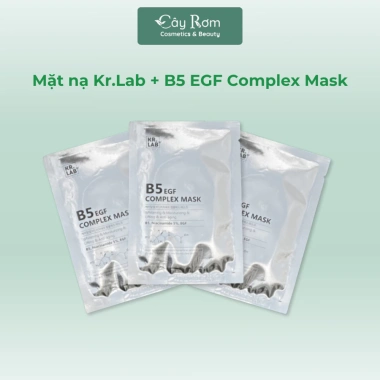 Mặt nạ cấp ẩm hỗ trợ phục hồi da Kr.Lab + B5 EGF Complex Mask | Cây Rơm Cosmetics 5