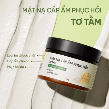 Mặt Nạ Đất Sét Cấp Ẩm 120g – Tẩy Tế Bào Chết, Dưỡng Da Tơ Tằm & Cỏ Mềm, Giá 215.000 3