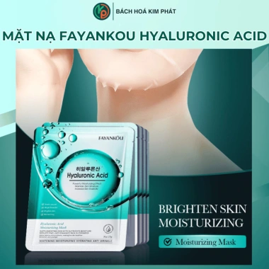Mặt Nạ Dưỡng Ẩm FAYANKOU Vitamin C Collagen – Giá 9.800₫, Cấp Ẩm, Sáng Da, Giảm Nếp Nhăn