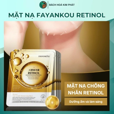 Mặt Nạ Dưỡng Ẩm FAYANKOU Vitamin C Collagen – Giá 9.800₫, Cấp Ẩm, Sáng Da, Giảm Nếp Nhăn